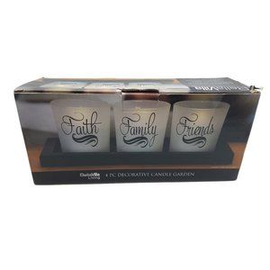 new bellavilla 4 pc decorative candle garden